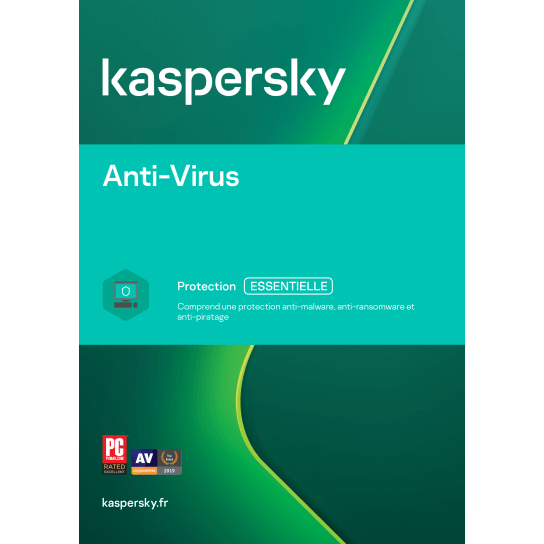 Achat licence Kaspersky Antivirus Mise à jour 2021 1  3 Postes