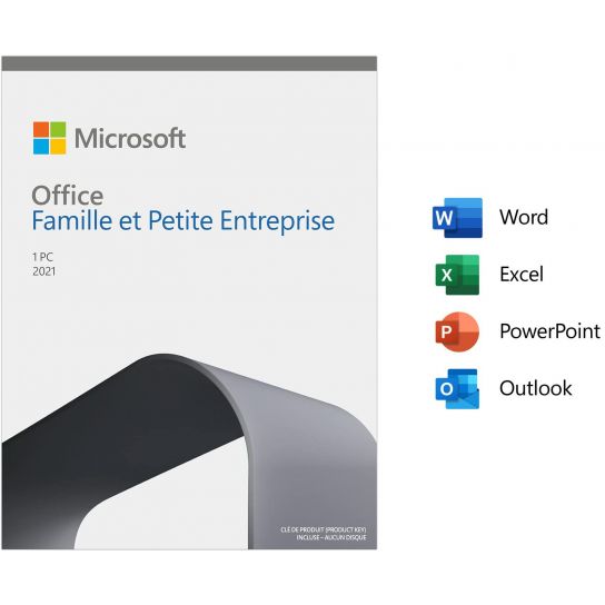 Microsoft Pack Office Famille et Petite Entreprise 2021 - Windows OEM