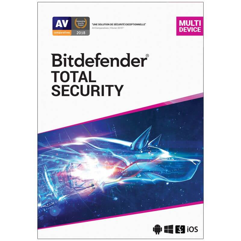 Achat logiciel Bitdefender Total Security 2024 3 5 ou 10 Postes