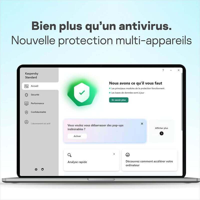 Nouveau ! Protection multiniveaux Kaspersky Standard 2024 Coffeesoft.fr