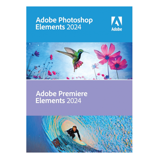 Adobe Photoshop Elements 2024 & Premiere Elements 2024 - 2 PC