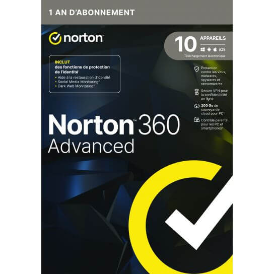 Norton 360 Advanced 2024 - CoffeeSoft.fr 