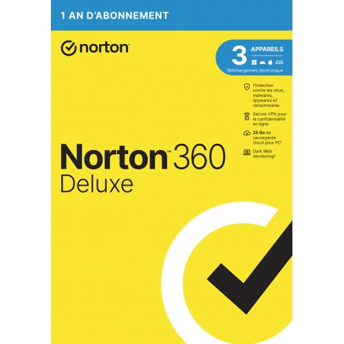 Norton 360 Deluxe 2025 - 3 Appareils