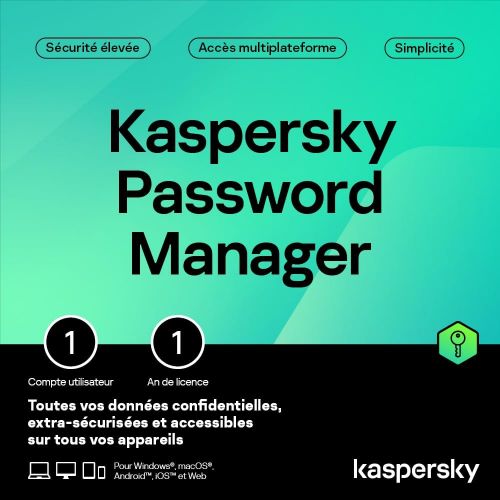 Kaspersky Password Manager 2025 - Appareils illimités