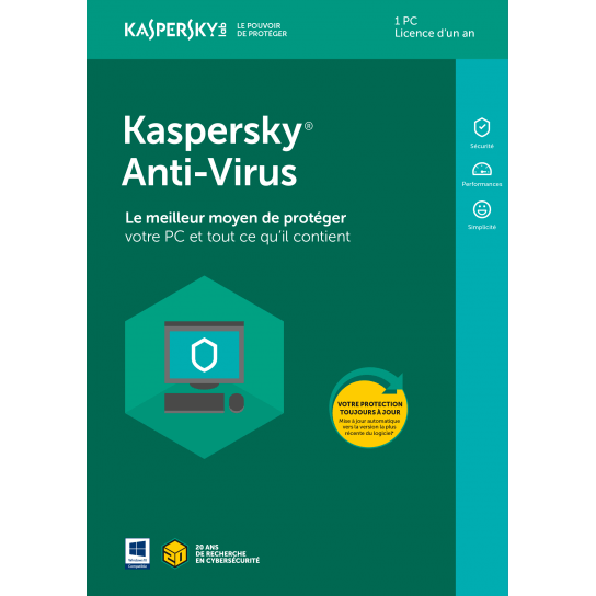 Kaspersky Internet Security 2020 OEM - 1 Poste Kaspersky Internet Security 2020 OEM - 1 Poste