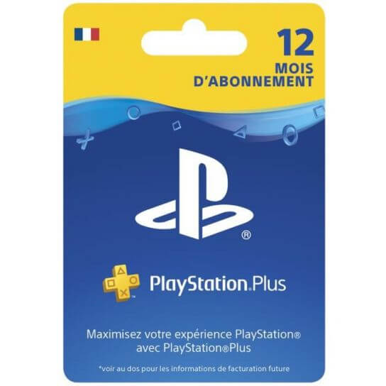 Abonnement Playstation Plus 12 Mois PSVita-PS3-PS4 Abonnement Playstation Plus 12 Mois PSVita-PS3-PS4